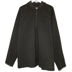 Adidas Sweater Mens 2XL Adi Cub Sweat Gray  Long Sleeve 1/4 Zip Pullover NWT